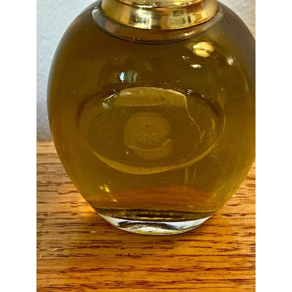 VTG Savage Cologne By Panco LTD 4.25 oz (No Box) Gold Glass Original Rare